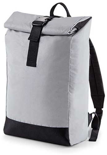 BagBase BG138 Reflective Roll-Top Backpack