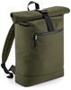 Atlantis BG286 Recycled Roll-Top Backpack - Military-Green - 32 x 44 x 13 cm afbeelding