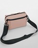 Atlantis BG334 Matte PU Cross Body Bag - Nude-Pink - 20 x 15 x 6 cm afbeelding