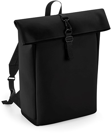 BagBase BG335 Matte PU Roll-Top Backpack