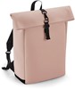 Atlantis BG335 Matte PU Roll-Top Backpack - Nude-Pink - 28 x 43 x 13 cm afbeelding