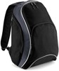 Atlantis BG571 Teamwear Backpack - Black/Graphite-Grey/White - 32 x 45 x 23 cm afbeelding