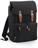 Atlantis BG613 Vintage Laptop Backpack - Black - 30 x 46 x 17 cm afbeelding