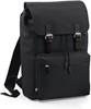 Atlantis BG613 Vintage Laptop Backpack - Black/Black - 30 x 46 x 17 cm afbeelding