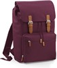 Atlantis BG613 Vintage Laptop Backpack - Burgundy - 30 x 46 x 17 cm afbeelding