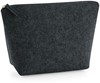 Atlantis BG724 Felt Accessory Bag - Charcoal-Melange - M (19 x 18 x 9 cm) afbeelding