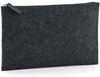 Atlantis BG725 Felt Accessory Pouch - Charcoal-Melange - 26 x 17 cm afbeelding