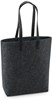 Atlantis BG738 Premium Felt Bag - Charcoal-Melange/Black - 29 x 38 x 12 cm afbeelding
