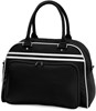 Atlantis BG75 Retro Bowling Bag - Black/White - 44 x 31 x 25 cm afbeelding