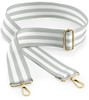 Atlantis BG765 Boutique Adjustable Bag Strap - Light-Grey/White - 127 x 5 cm afbeelding