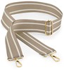 Atlantis BG765 Boutique Adjustable Bag Strap - Taupe/Oyster - 127 x 5 cm afbeelding