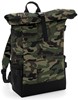 Atlantis BG858 Block Roll-Top Backpack - Jungle-Camo/Black - 28 x 48 x 15 cm afbeelding