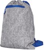 Bags2GO BS15391 Gymsac - Miami - Grey-Melange/Royal - 43 x 34 cm afbeelding