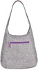 Bags2GO BS17080 Lady Bag - Union Square - Grey-Melange/Neon-Lilac - 45 x 42 x 10,5 cm afbeelding