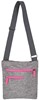 Bags2GO BS18100 Carry Bag - Virginia - Grey-Melange/Neon-Pink - 27 x 27 x 5 cm afbeelding