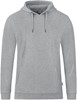 JAKO C6720 Sweater Met Kap Organic - Lichtgrijs Gemeleerd - XL afbeelding