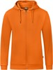 JAKO C6820 Jas Met Kap Organic - Oranje - L afbeelding