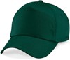 Beechfield CB10 Original 5 Panel Cap - Bottle Green - One Size afbeelding