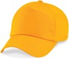 Beechfield CB10 Original 5 Panel Cap - Gold - One Size afbeelding