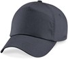 Beechfield CB10 Original 5 Panel Cap - Graphite Grey - One Size afbeelding