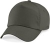 Beechfield CB10 Original 5 Panel Cap - Olive Green - One Size afbeelding