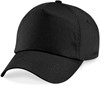 Beechfield CB10B Junior Original 5 Panel Cap - Black - One Size afbeelding