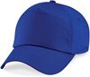 Beechfield CB10B Junior Original 5 Panel Cap - Bright Royal - One Size afbeelding