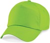 Beechfield CB10B Junior Original 5 Panel Cap - Lime Green - One Size afbeelding