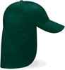 Beechfield CB11b Junior Legionnaire Style Cap - Bottle Green - One Size afbeelding