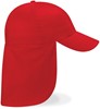 Beechfield CB11b Junior Legionnaire Style Cap - Classic Red - One Size afbeelding