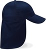 Beechfield CB11b Junior Legionnaire Style Cap - French Navy - One Size afbeelding