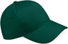 Beechfield CB15 Ultimate 5 Panel Cap - Bottle Green - One Size afbeelding