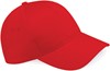 Beechfield CB15 Ultimate 5 Panel Cap - Classic Red - One Size afbeelding