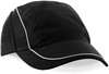 Beechfield CB182 Coolmax® Flow Mesh Cap - Black - One Size afbeelding