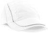 Beechfield CB182 Coolmax® Flow Mesh Cap - White - One Size afbeelding