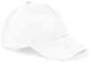 Beechfield CB18 Ultimate 6 Panel Cap - White - One Size afbeelding