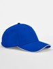 Beechfield CB195R Team Sports-Tech Cap - Bright Royal/White - One Size afbeelding