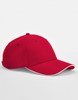 Beechfield CB195R Team Sports-Tech Cap - Classic Red/White - One Size afbeelding