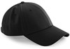 Beechfield CB196 Air Mesh 6 Panel Cap - Black - One Size afbeelding