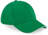 Beechfield CB20 Athleisure 6 Panel Cap - Kelly Green/White - One Size afbeelding