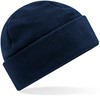 Beechfield CB243R Recycled Fleece Cuffed Beanie - French Navy - One Size afbeelding