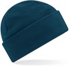 Beechfield CB243R Recycled Fleece Cuffed Beanie - Petrol - One Size afbeelding