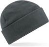 Beechfield CB243R Recycled Fleece Cuffed Beanie - Steel Grey - One Size afbeelding