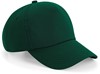 Beechfield CB25 Authentic 5 Panel Cap - Bottle Green - One Size afbeelding