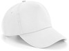 Beechfield CB25 Authentic 5 Panel Cap - White - One Size afbeelding