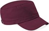 Beechfield CB34 Army Cap - Burgundy - One Size afbeelding