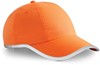 Beechfield CB35 Enhanced-Viz Cap - Fluorescent Orange - One Size afbeelding