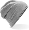 Beechfield CB361 Jersey Beanie - Heather Grey - One Size afbeelding