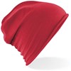 Beechfield CB361 Jersey Beanie - Red - One Size afbeelding