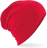 Beechfield CB368 Hemsedal Cotton Slouch Beanie - Classic Red - One Size afbeelding